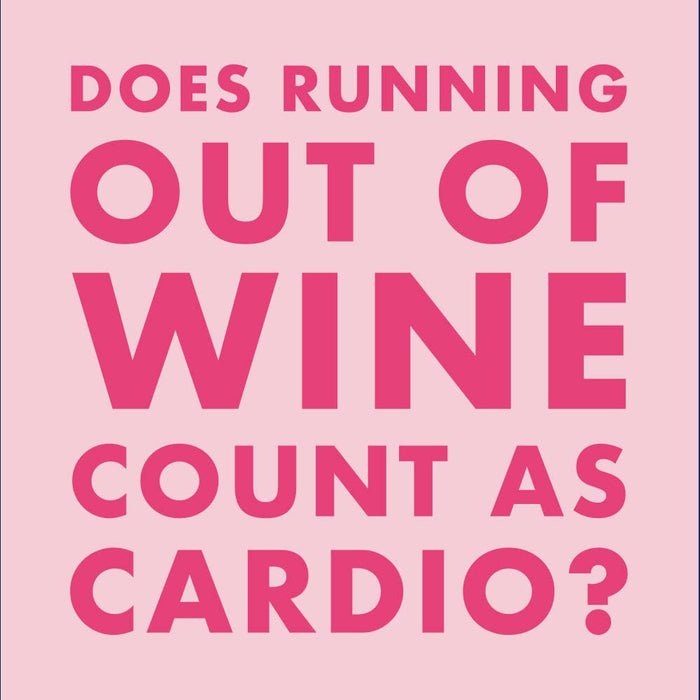 Count as Cardio Beverage Napkins