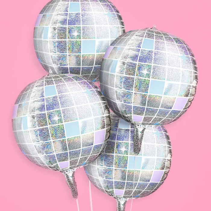 Iridescent Shimmer Disco Balloons