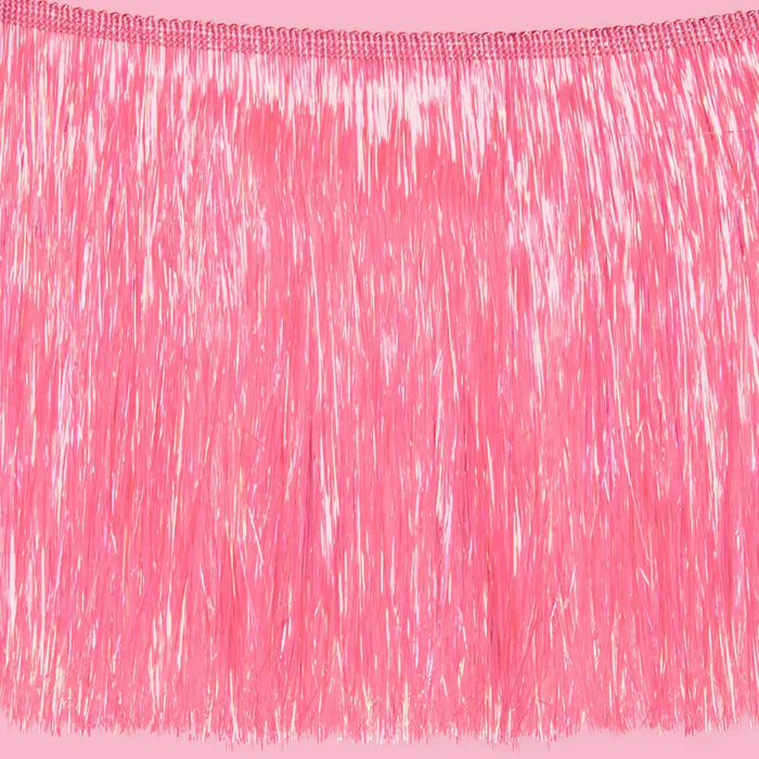 Pink Fringe Party Banner