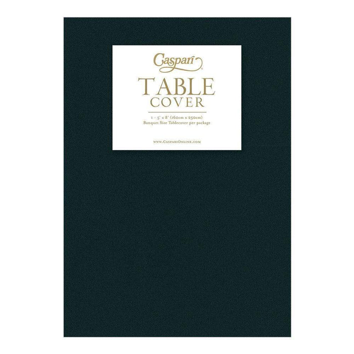 Black Paper Linen Table Cover