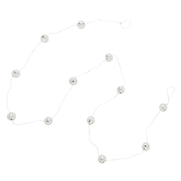 Silver Disco Garland