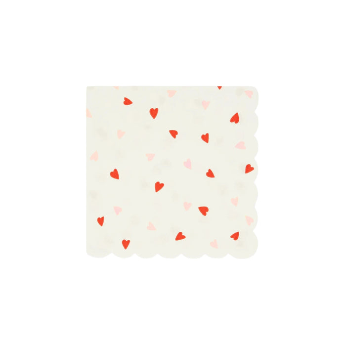 Heart Pattern Small Napkins