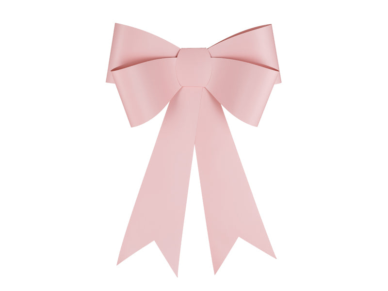 DIY Light Pink Decorative Bow