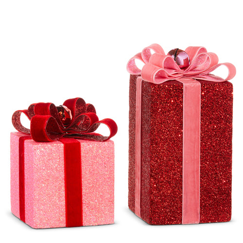 9.5" Red & Pink Gift Packages