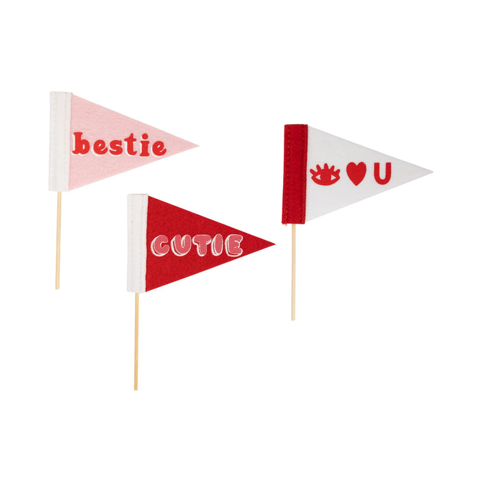 Valentine Mini Felt Pennants