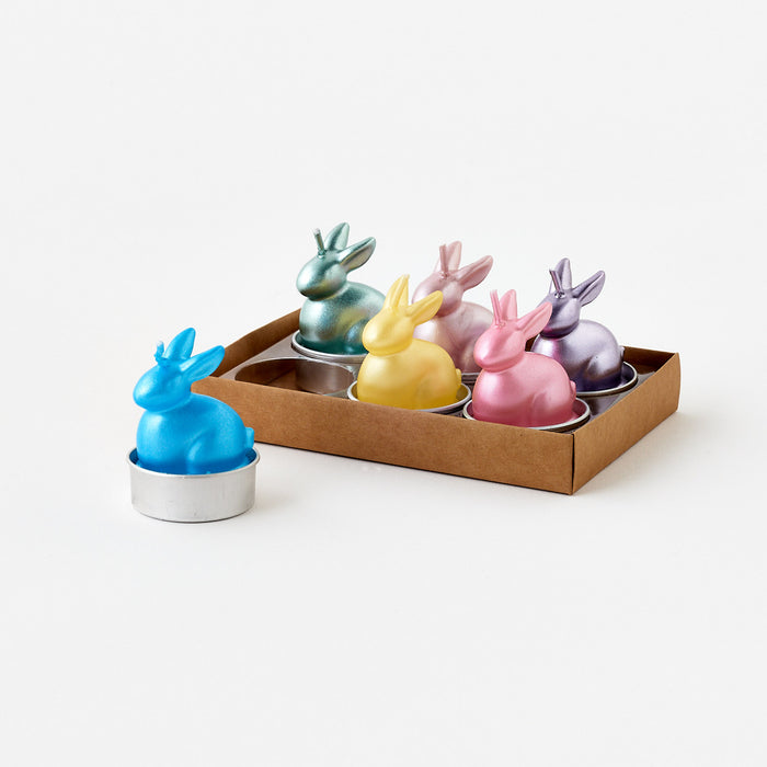 Iridescent Bunny T-Lights