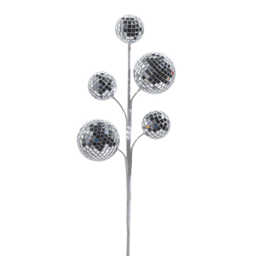 Silver Disco Ball Stem