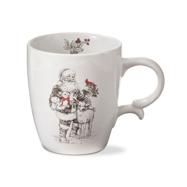 Santa and Reindeer Mug