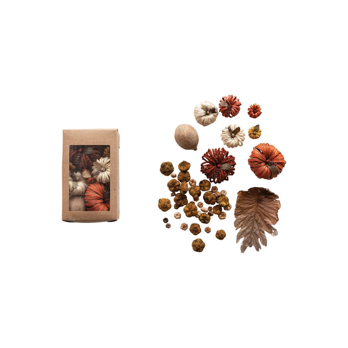 Dried Natural Organic Pumpkin Shaped Mix in Box