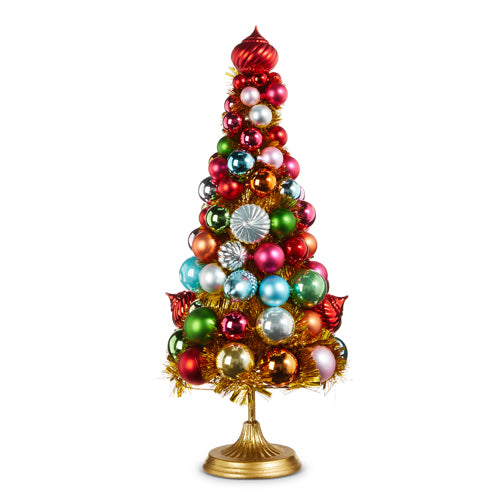 21" Ornament Christmas Tree on Pedestal