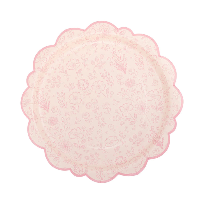 Pembroke Small Pink Floral Dinner Plates