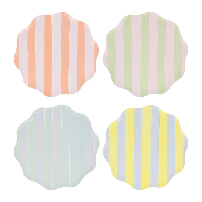 Pastel Stripe Side Plates