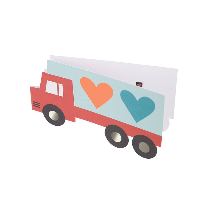 Truck Valentine Cards Set