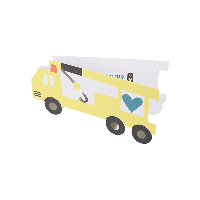 Truck Valentine Cards Set