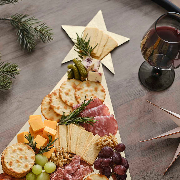 Gold Christmas Tree Grazing Board