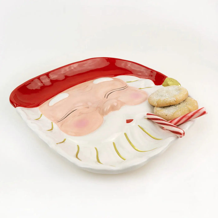 Red Santa Platter