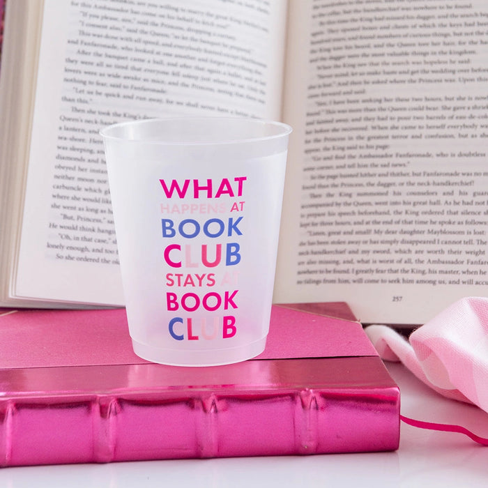 Book Club "What Happens At Book Club" Flex Cups