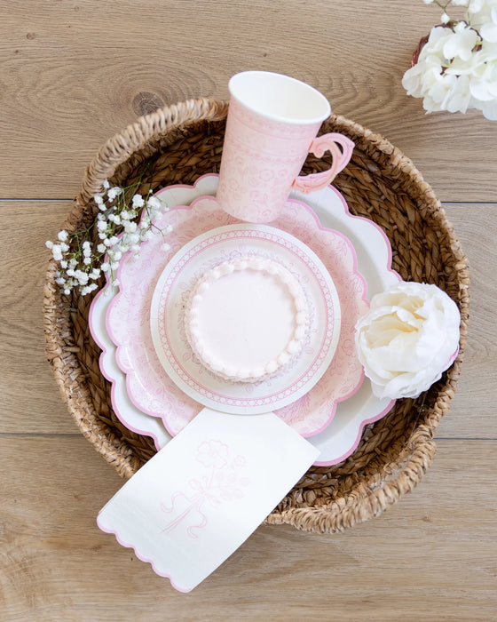 Pembroke Small Pink Floral Dinner Plates