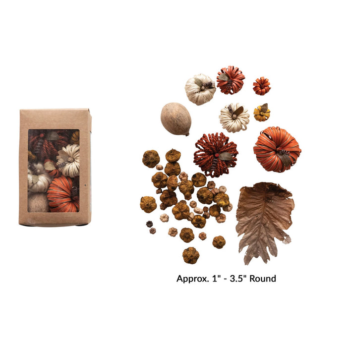 Dried Natural Organic Pumpkin Shaped Mix in Box