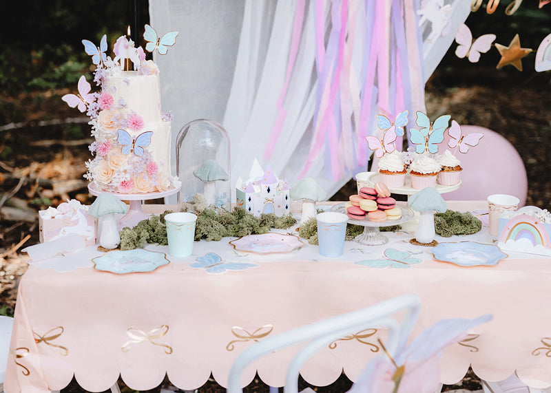 Ribbons Paper Tablecloth