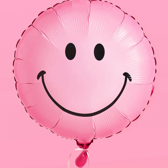 Pink Smiley Balloons