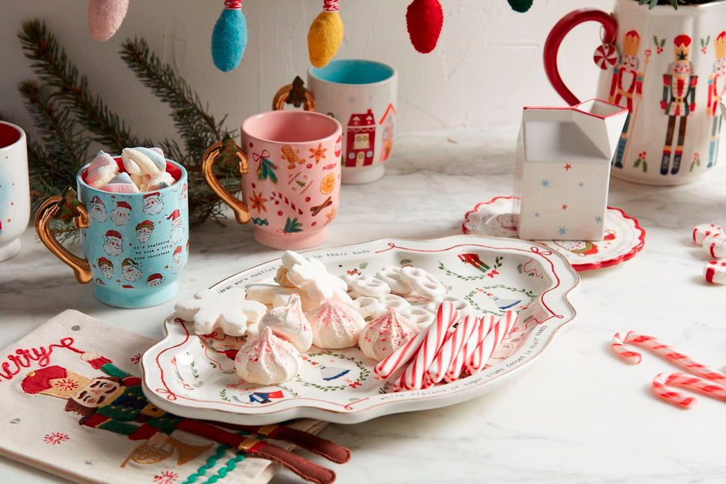 Christmas Pedestal Mugs