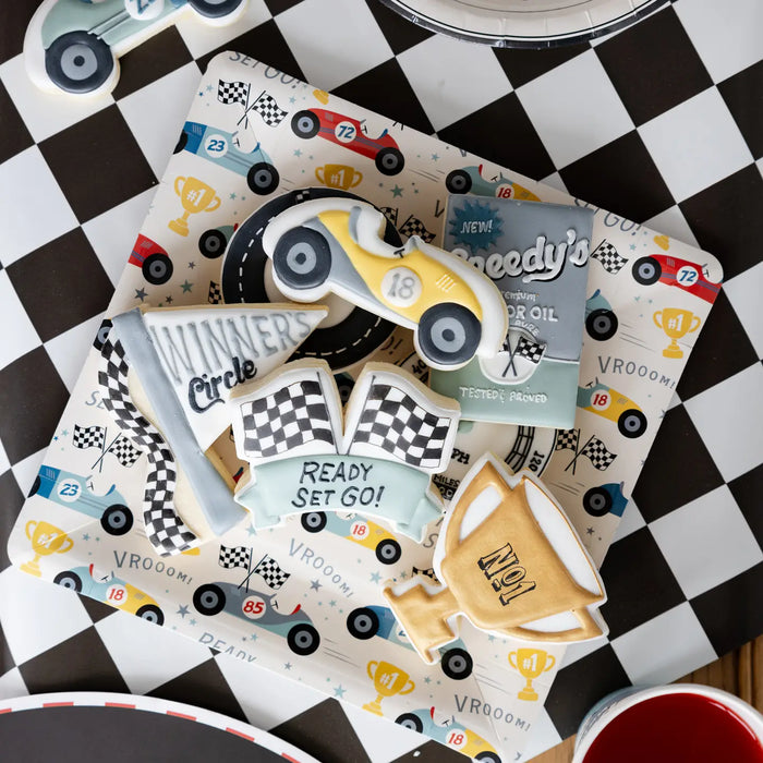 Checkered Flag Table Runner