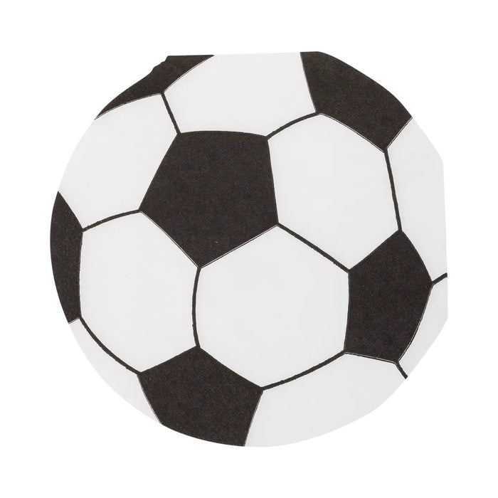 Soccer Ball Shaped Paper Napkin