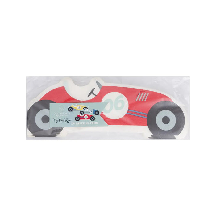 Miles per Hour Race Car Napkin Set