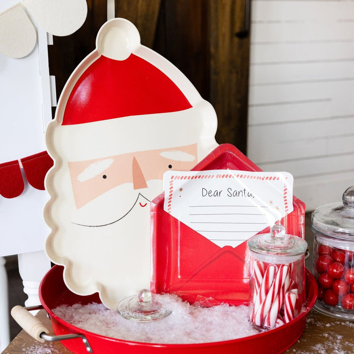 Letter to Santa Shaped Paper Plates