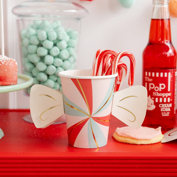 Candy Cane Lane Paper Cups