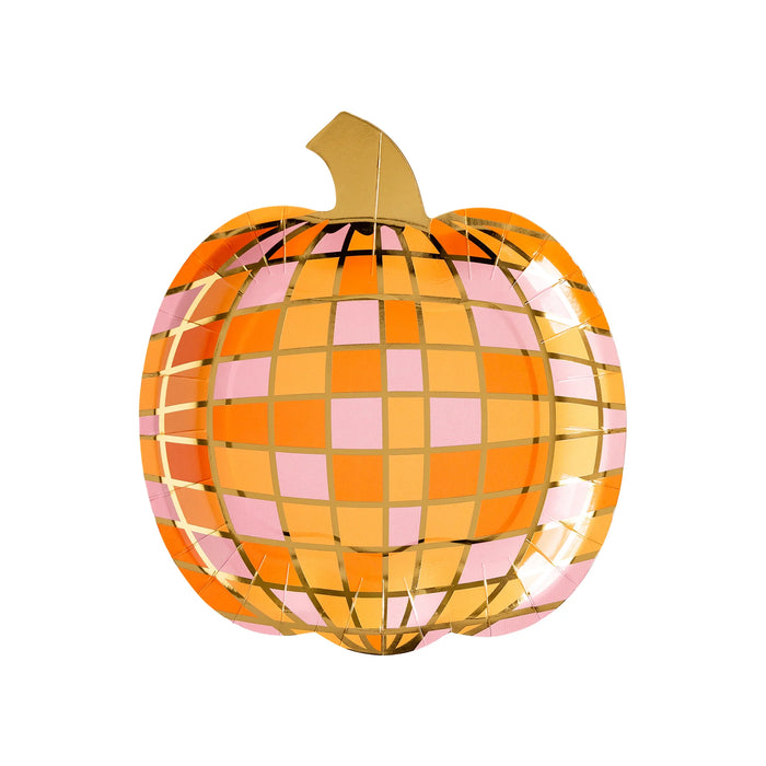 Disco Pumpkin Plate