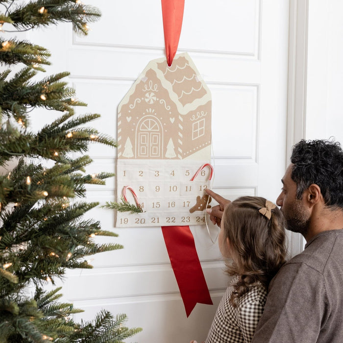 Gingerbread House Canvas Advent Calendar