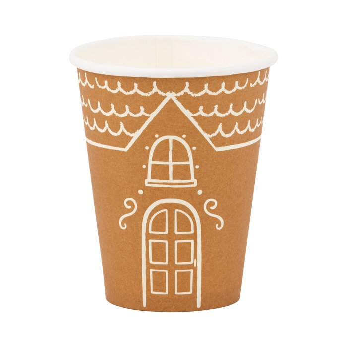 Gingerbread Handled Paper Cups