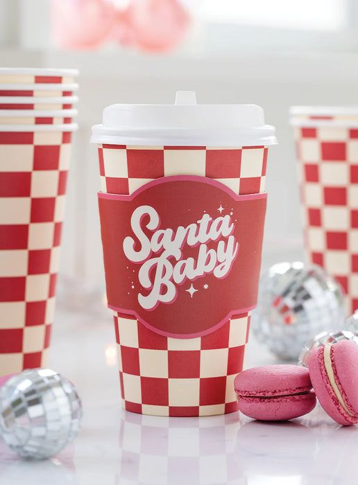 Santa Baby Checker To Go Cups