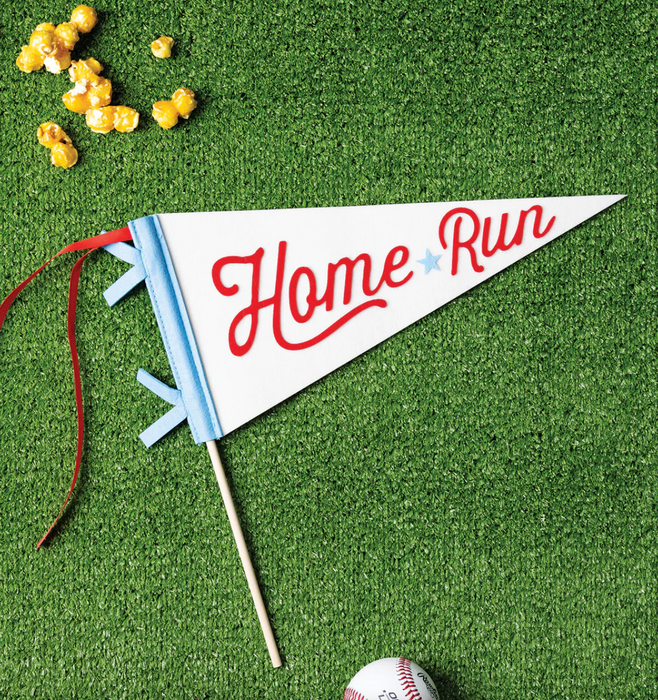 Baseball Felt Pennant