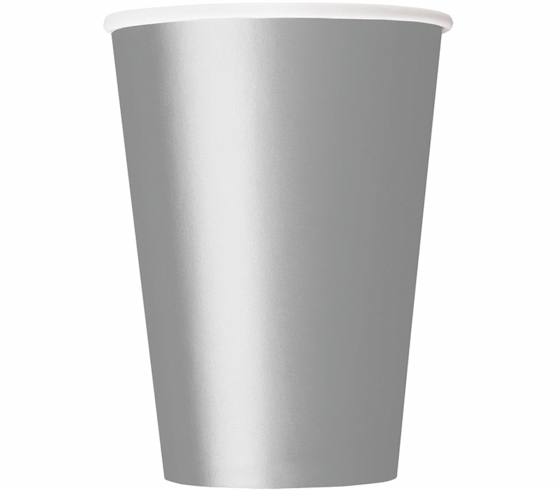 Silver Solid Paper Cups