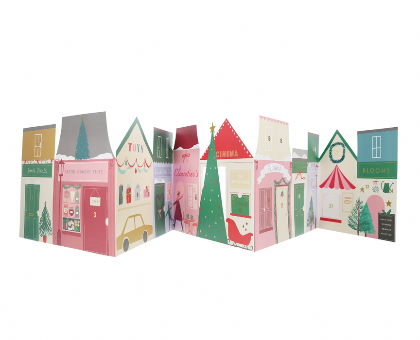 Christmas Street Concertina Advent Calendar