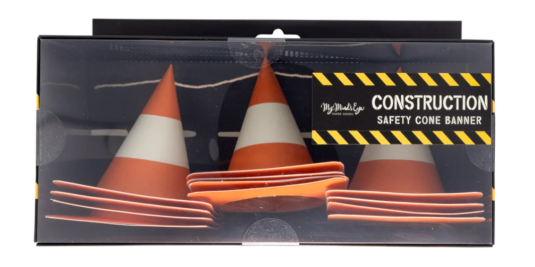 Construction Cone Banner