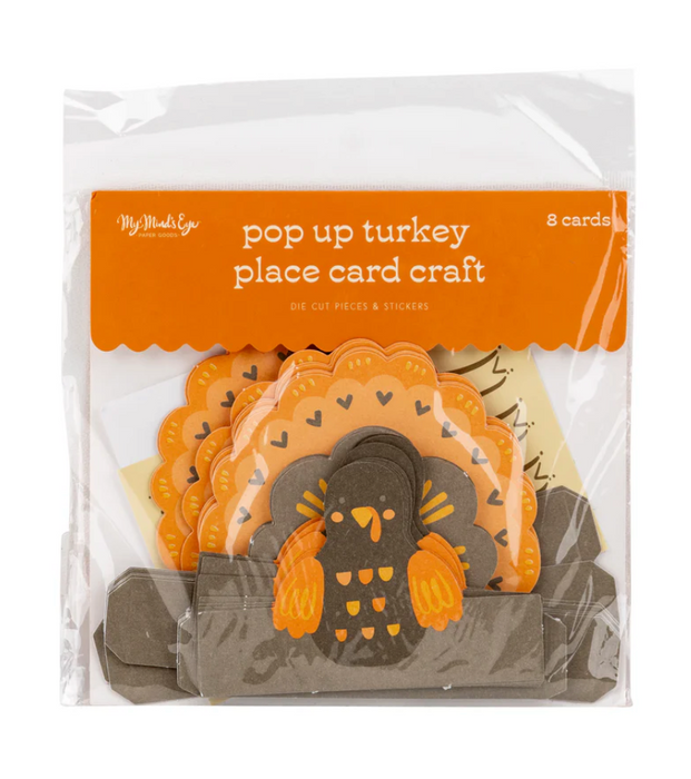 Pop Up Turkey Placecard Craft