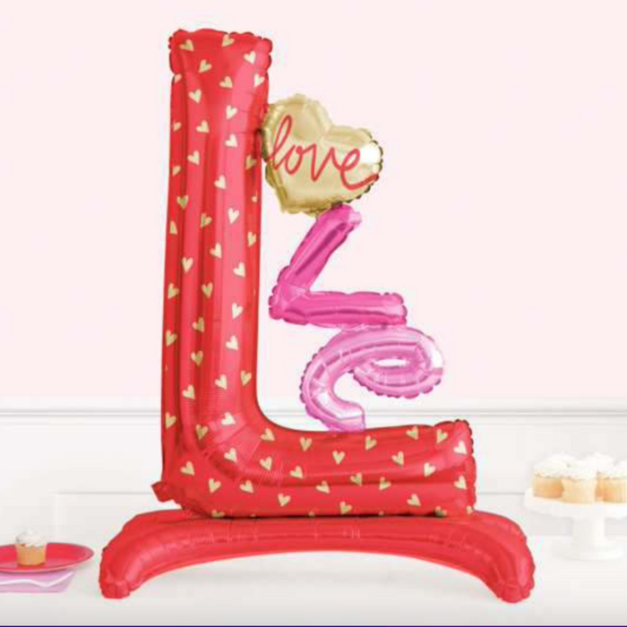 Love Valentine Standing Foil Balloon