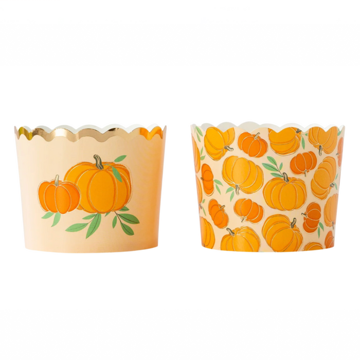 Gold Foil Farm Pumpkins