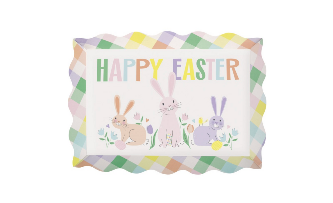 Pretty Easter Scalloped Paper Tray