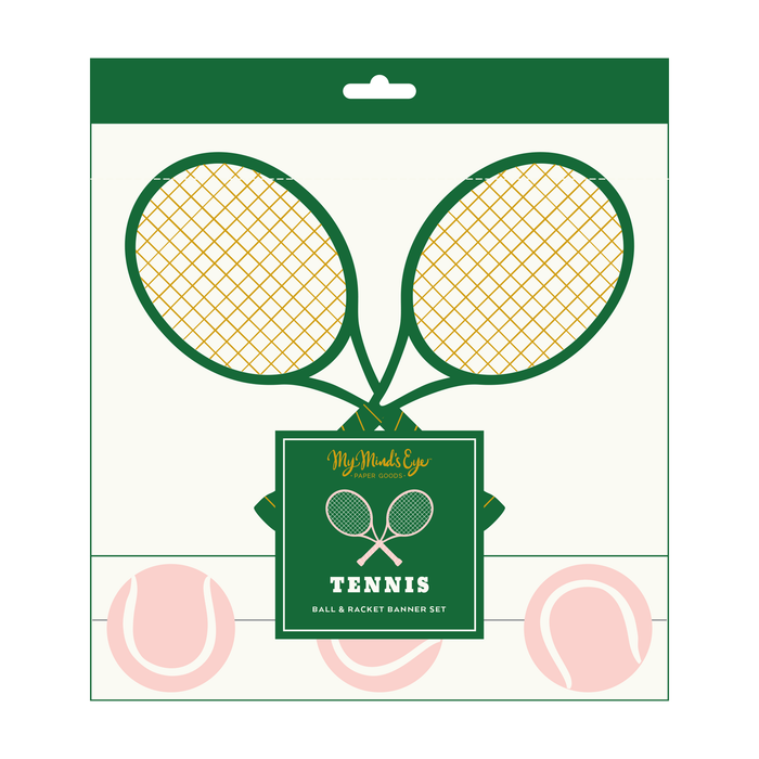Racket & Ball Banner Set