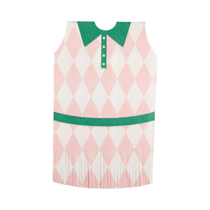 Tennis Dress Fringed Napkins