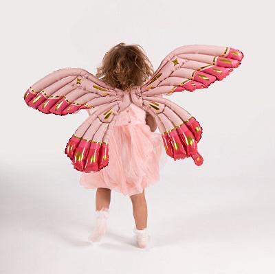 Pink Butterfly Wings Foil Balloon