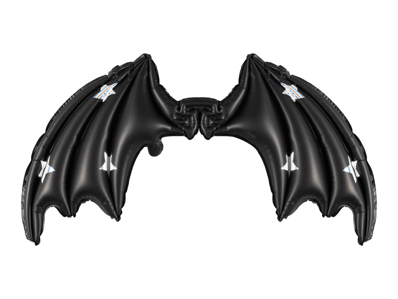 Black Bat Wings Foil Balloon