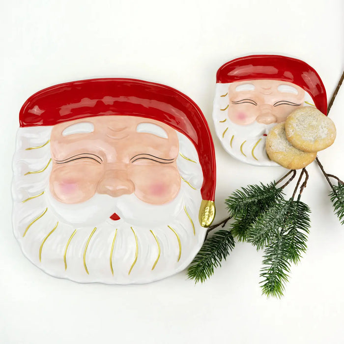 Red Santa Platter