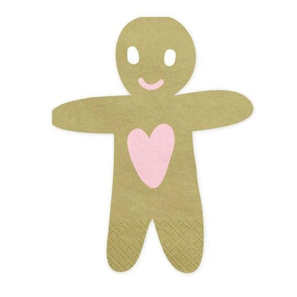 Gingerbread Friend Paper Napkins