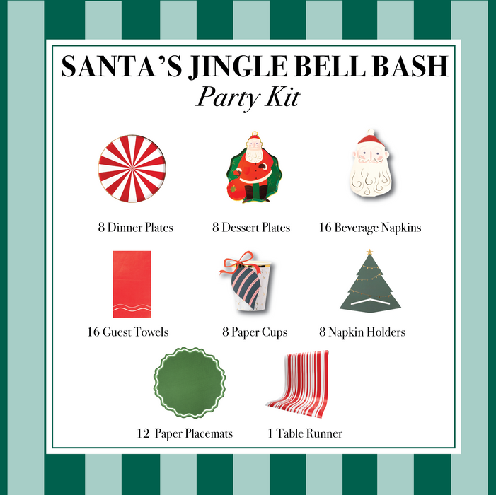 Santa's Jingle Bell Bash Party Kit